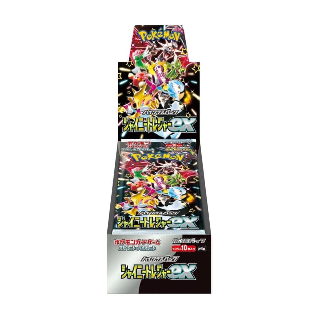Shiny Treasure ex Booster-Box (japanisch) – offenes Display